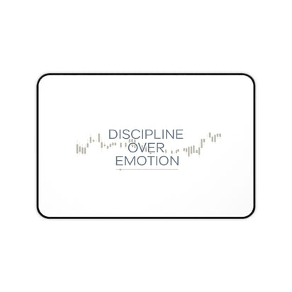 Motivational Desk Mat - Discipline Over Emotion - Perfect for Home or Office