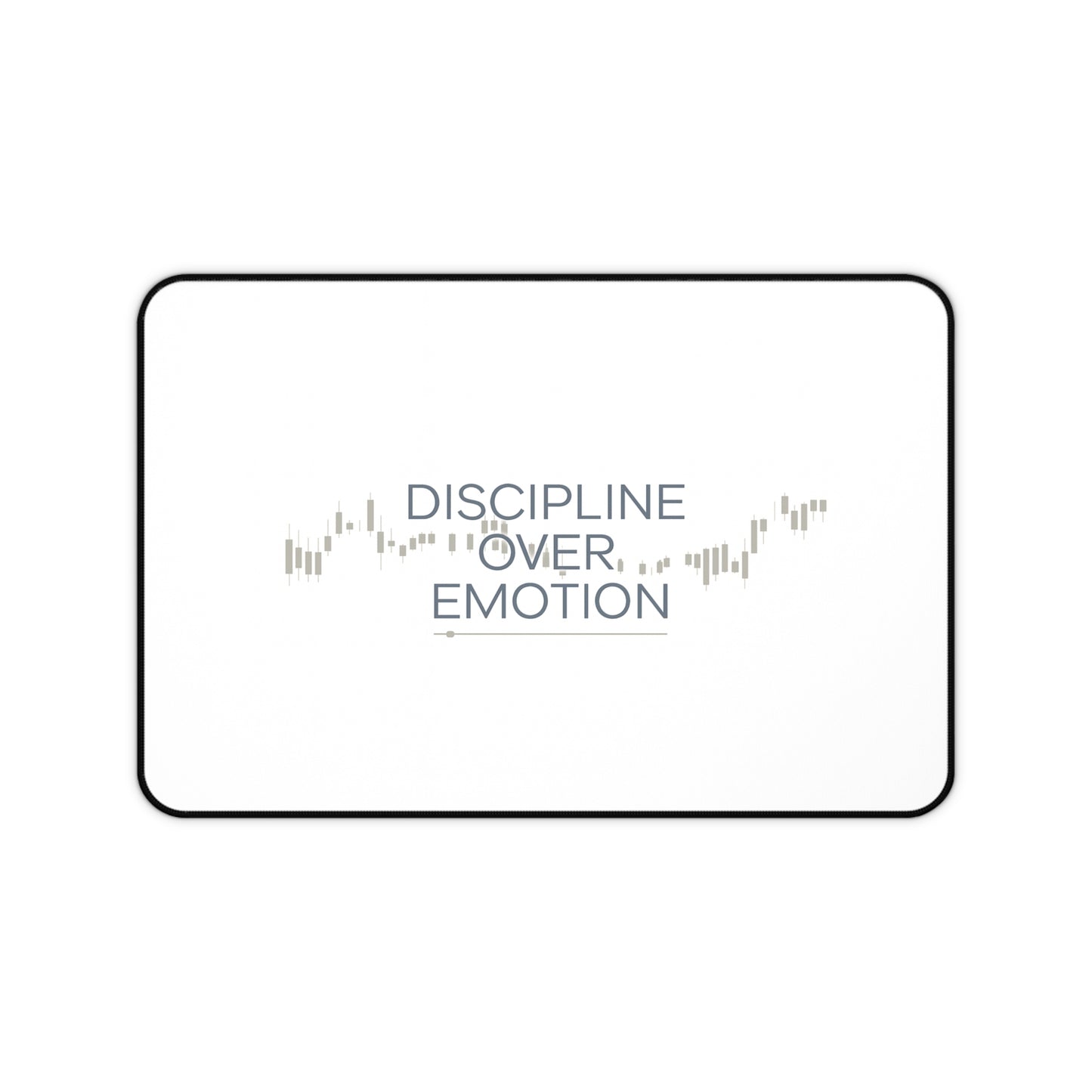 Motivational Desk Mat - Discipline Over Emotion - Perfect for Home or Office