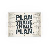 Motivational Wall Art Poster - Plan the Trade Trade the Plan